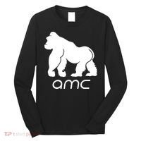 AMC To the moon Short Squeeze Ape Long Sleeve Shirt thumb 0
