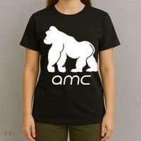 AMC To the moon Short Squeeze Ape T-Shirt thumb 4