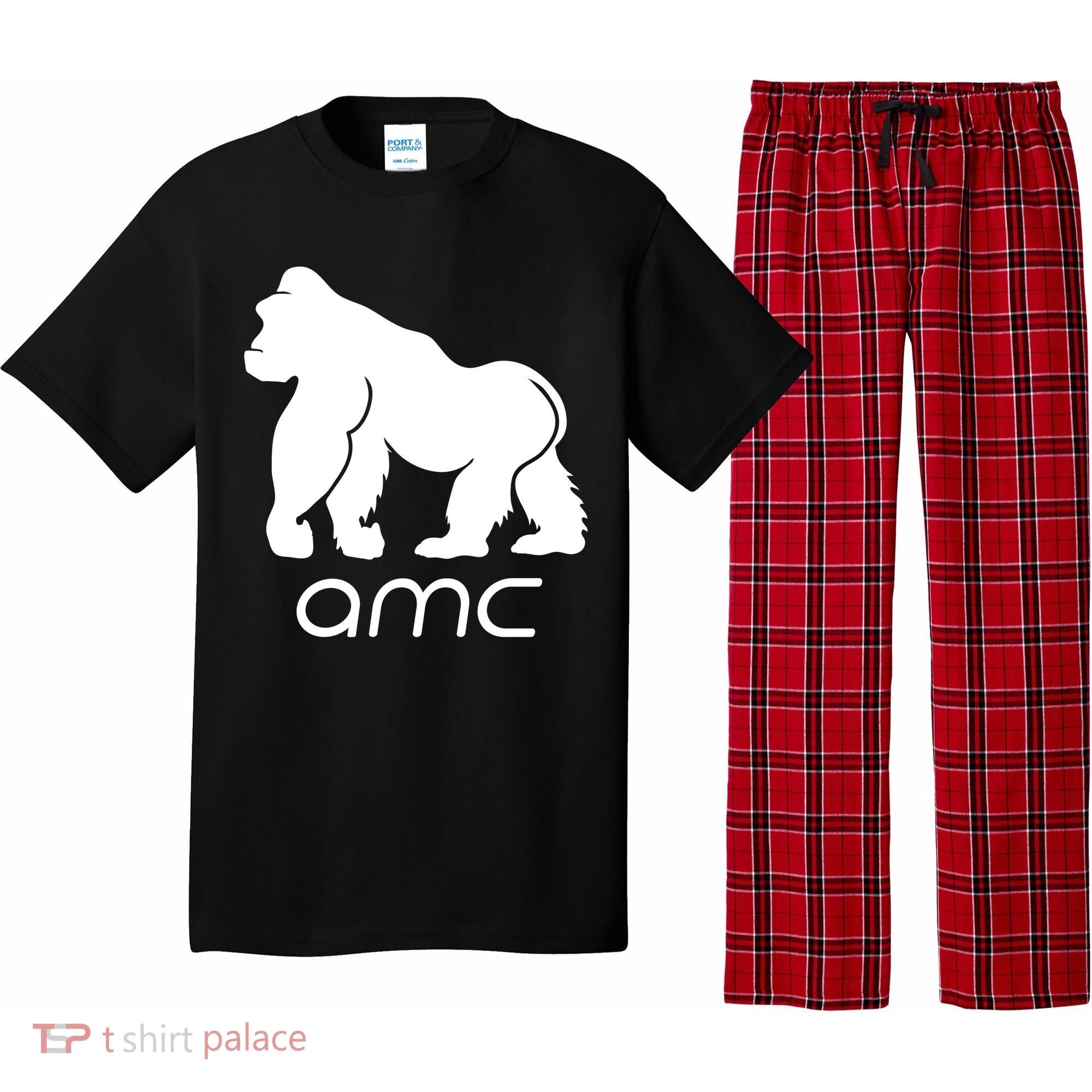 AMC To the moon Short Squeeze Ape Pajama Set