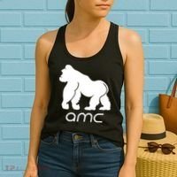 AMC To the moon Short Squeeze Ape Women's Tank Top thumb 2
