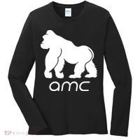 AMC To the moon Short Squeeze Ape Women's Long Sleeve Shirt thumb 0