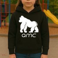AMC To the moon Short Squeeze Ape Kids Hoodie thumb 3