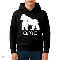 AMC To the moon Short Squeeze Ape Kids Hoodie thumb 4