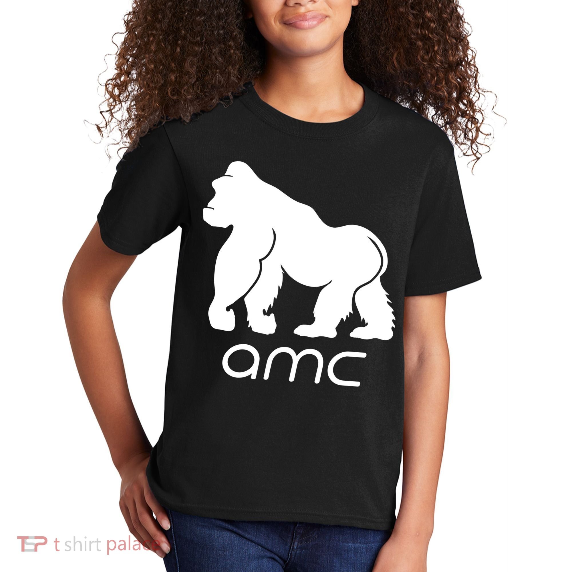 AMC To the moon Short Squeeze Ape Kids T-Shirt
