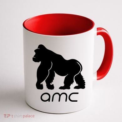 AMC To the moon Short Squeeze Ape Coffee Mug back