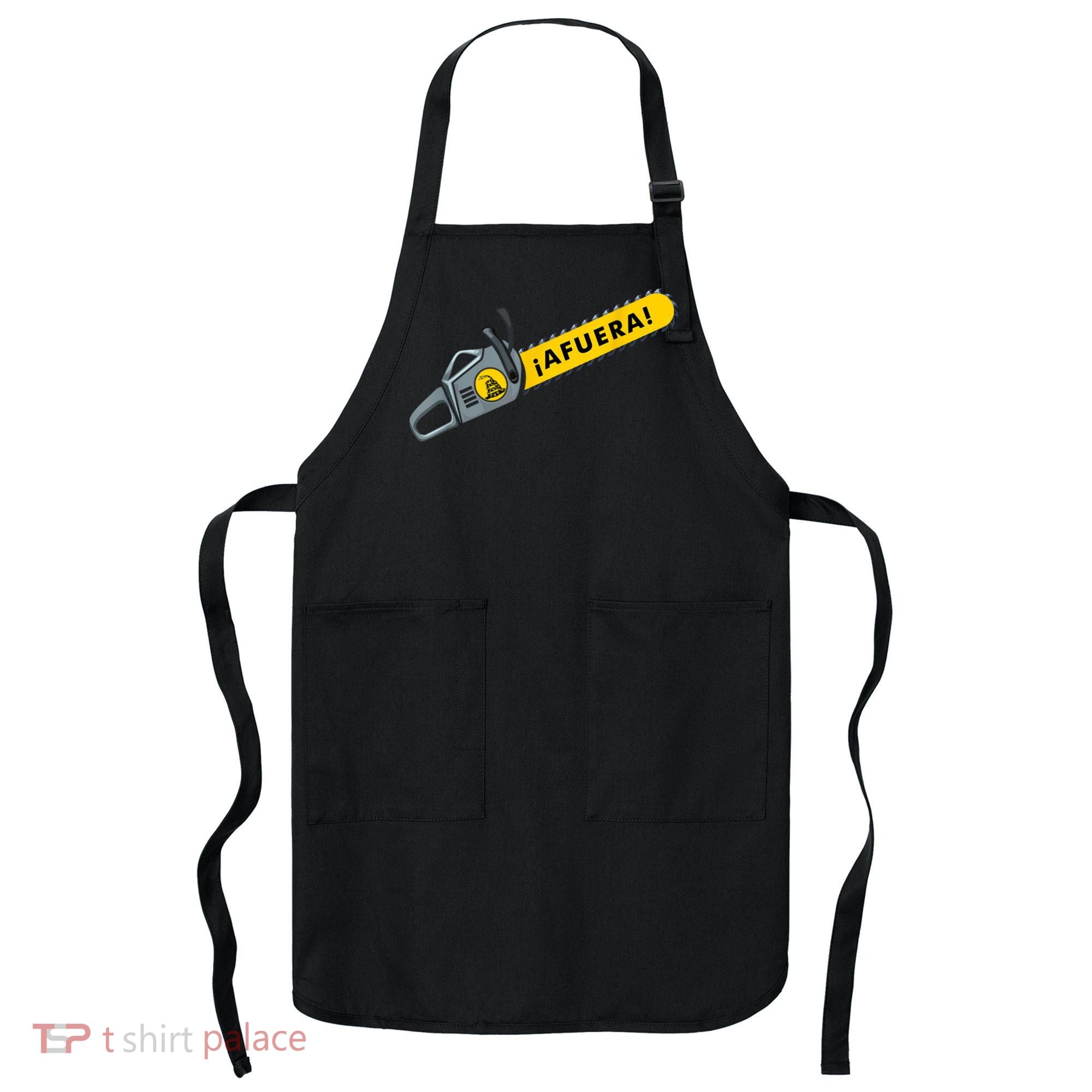 Afuera Milei Chainsaw Libertarian Ancap Liberty Freedom Apron