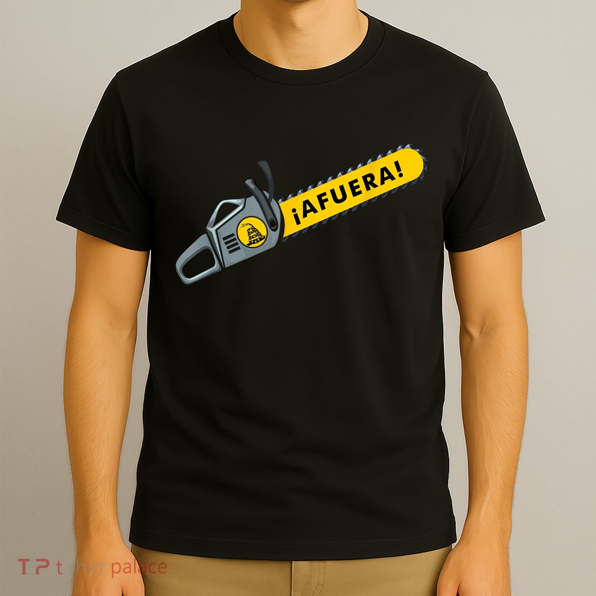 Afuera Milei Chainsaw Libertarian Ancap Liberty Freedom T-Shirt