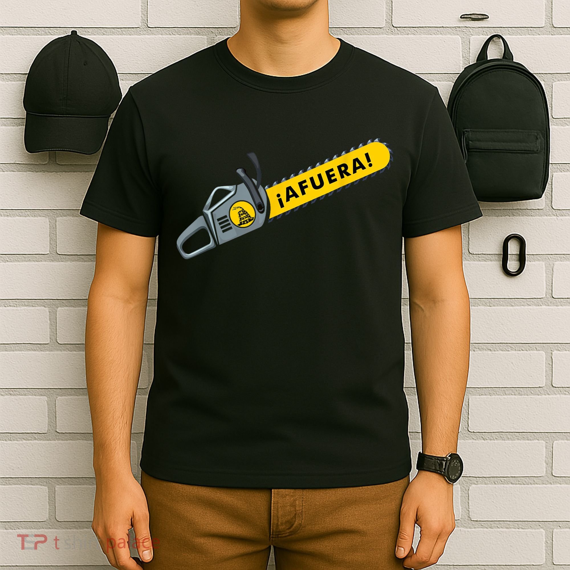 Afuera Milei Chainsaw Libertarian Ancap Liberty Freedom T-Shirt
