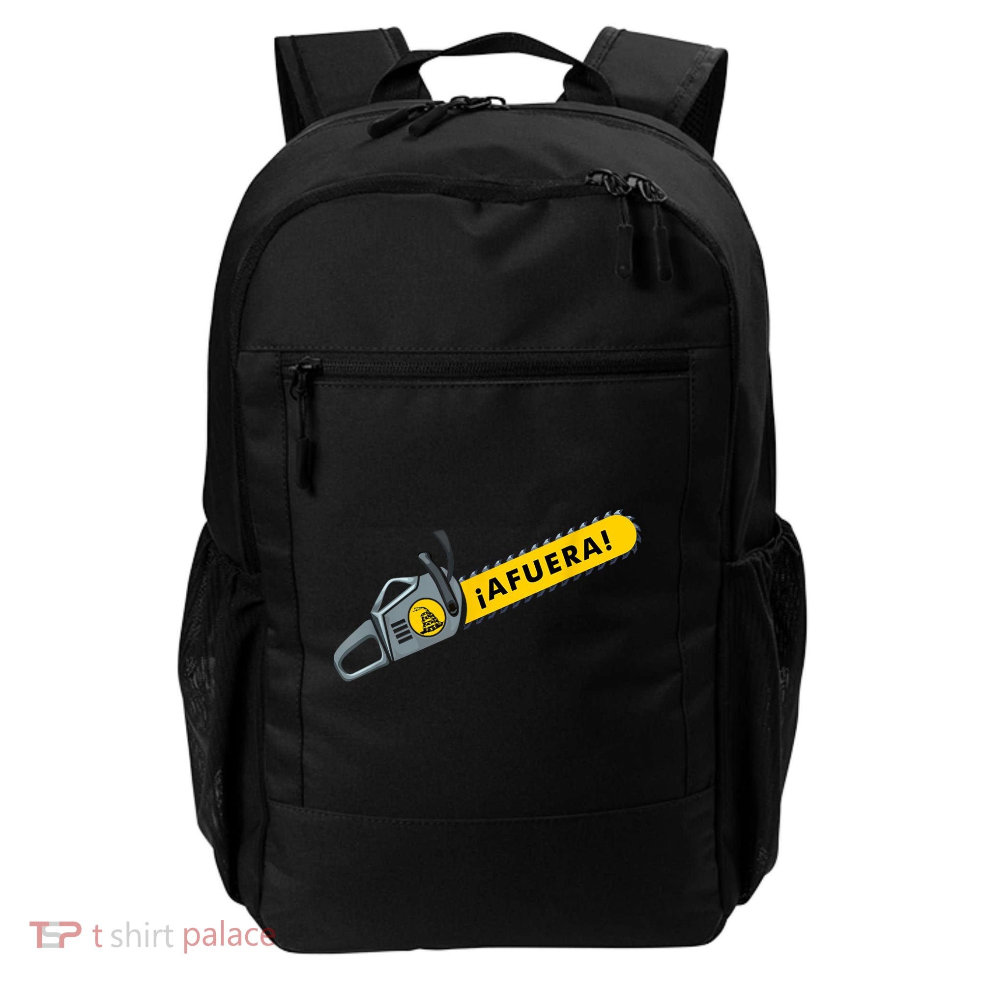 Afuera Milei Chainsaw Libertarian Ancap Liberty Freedom Backpack