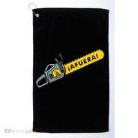 Afuera Milei Chainsaw Libertarian Ancap Liberty Freedom Golf Towel thumb 0