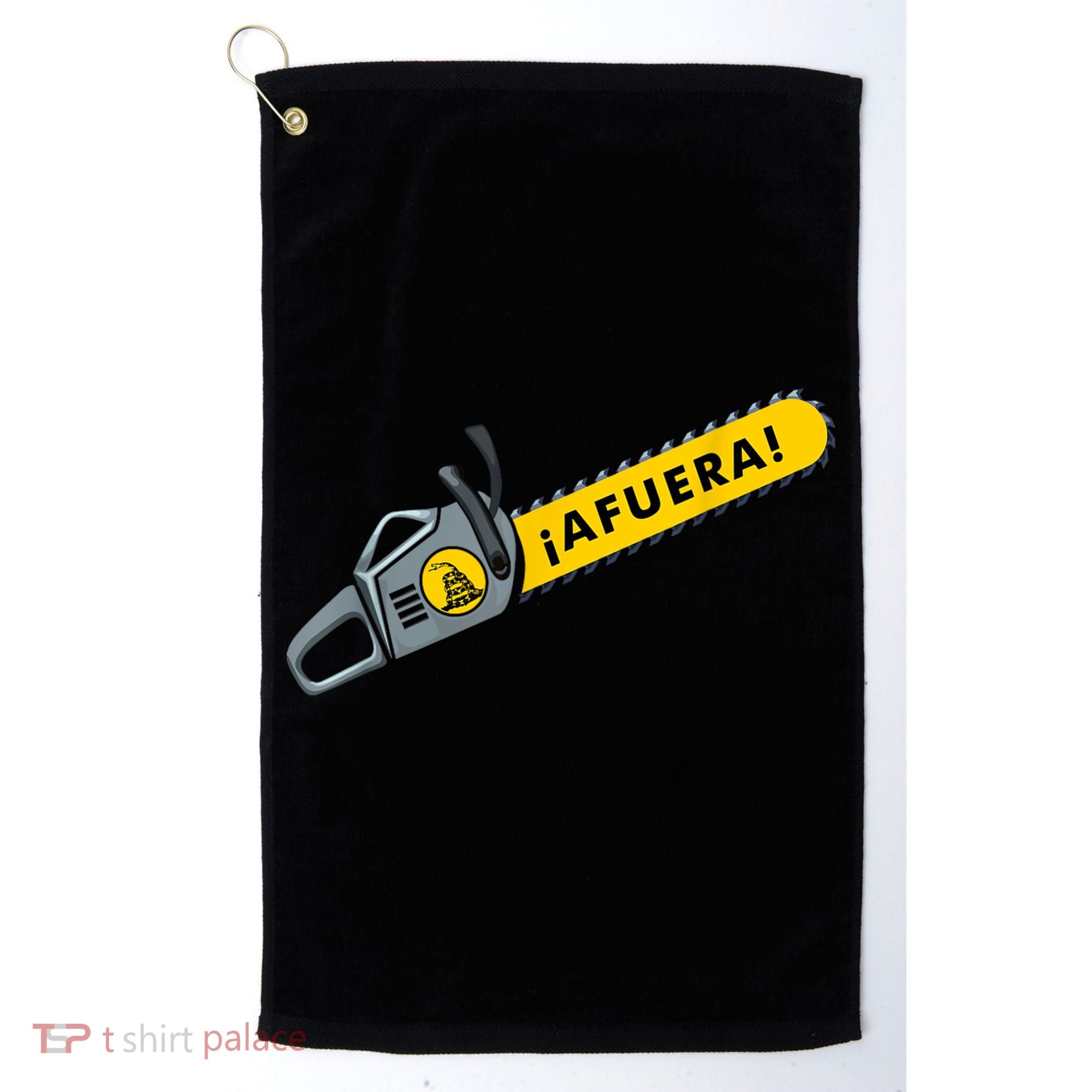 Afuera Milei Chainsaw Libertarian Ancap Liberty Freedom Golf Towel