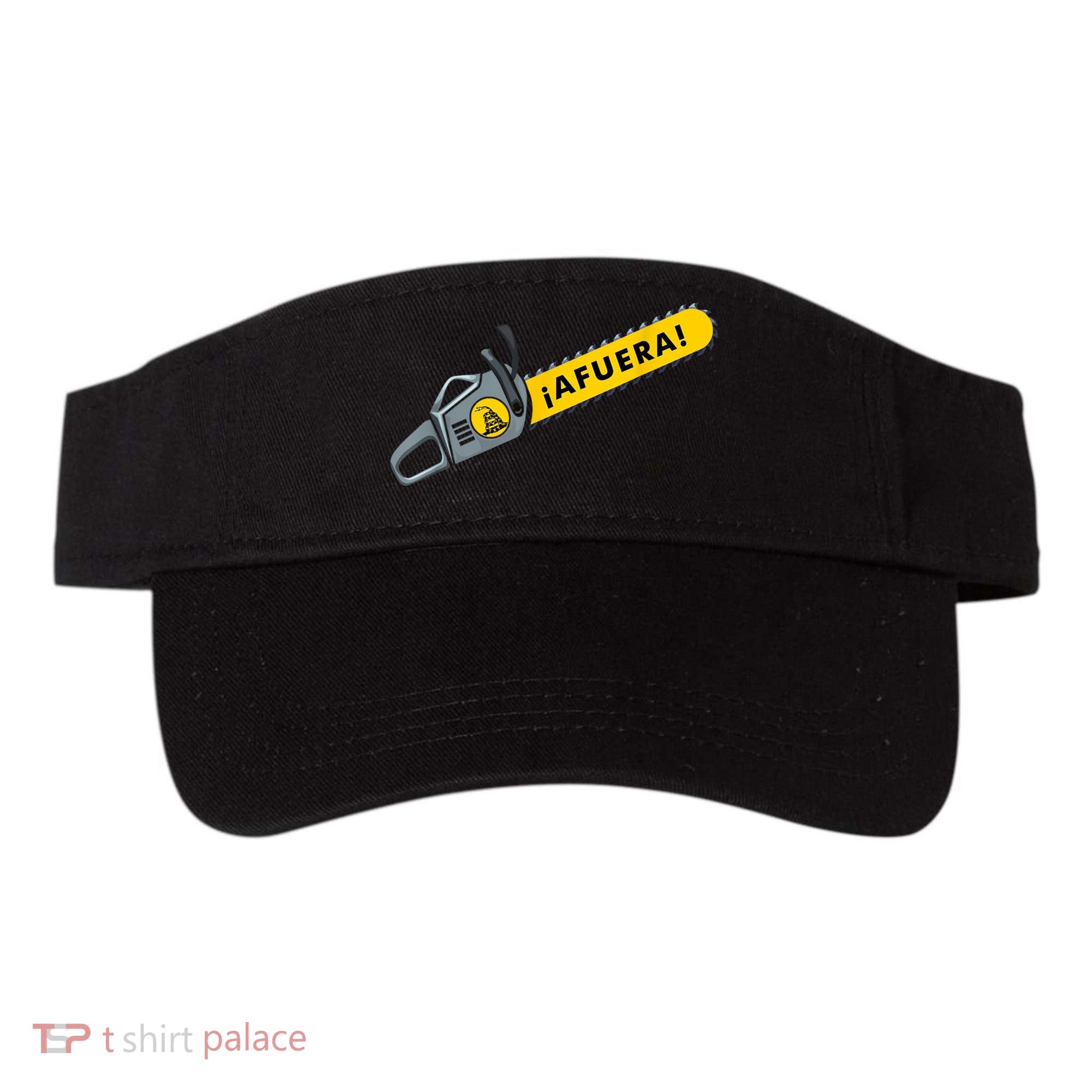 Afuera Milei Chainsaw Libertarian Ancap Liberty Freedom Visor