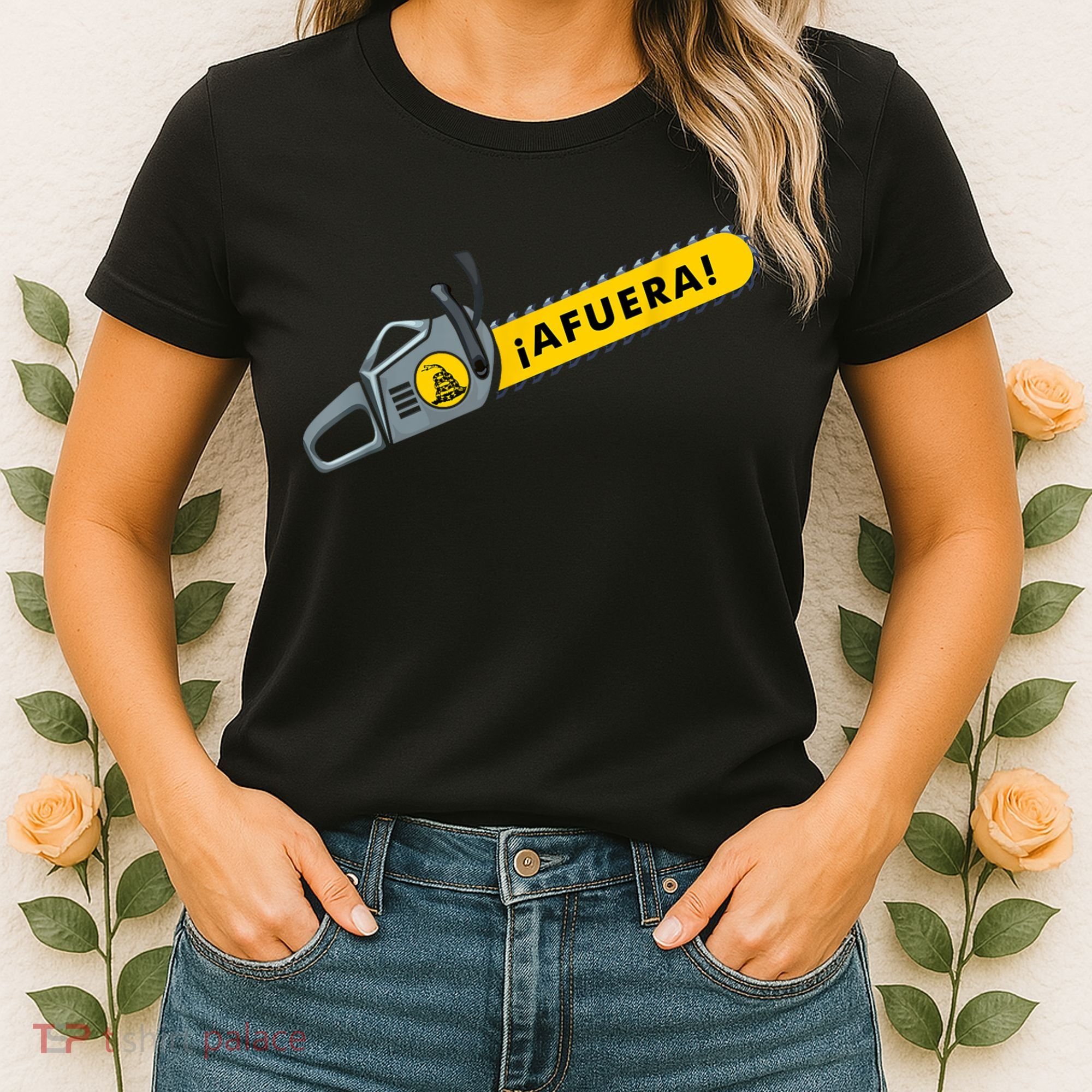 Afuera Milei Chainsaw Libertarian Ancap Liberty Freedom Women's T-Shirt