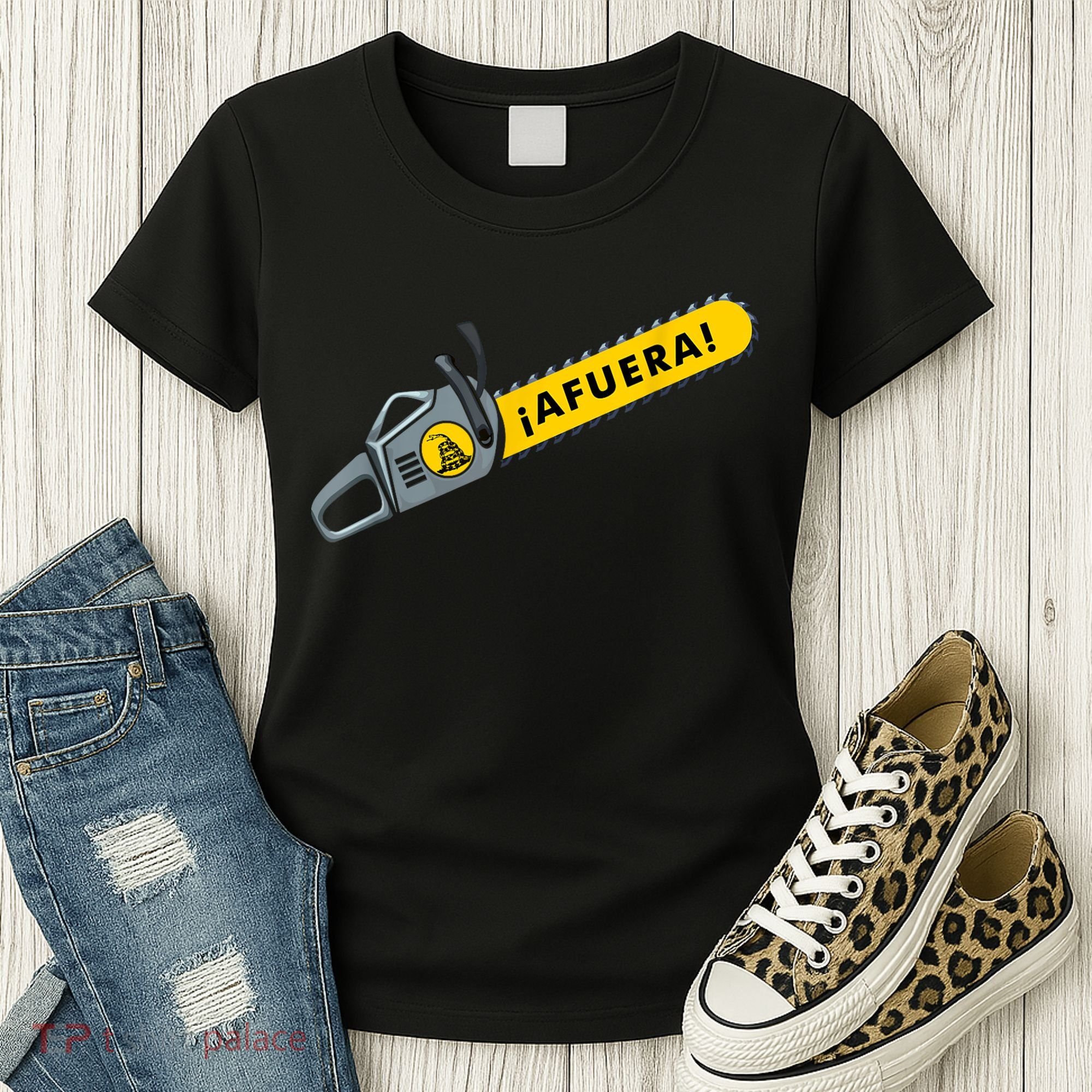 Afuera Milei Chainsaw Libertarian Ancap Liberty Freedom Women's T-Shirt