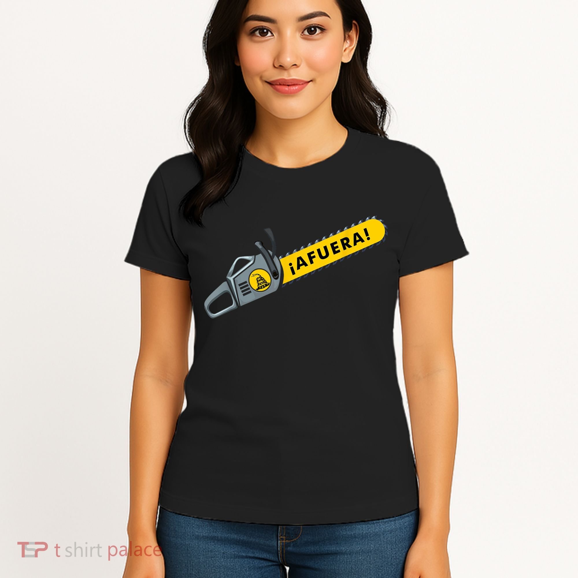 Afuera Milei Chainsaw Libertarian Ancap Liberty Freedom Women's T-Shirt