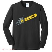 Afuera Milei Chainsaw Libertarian Ancap Liberty Freedom Kids Long Sleeve Shirt thumb 0