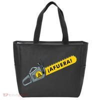 Afuera Milei Chainsaw Libertarian Ancap Liberty Freedom Tote Bag thumb 0