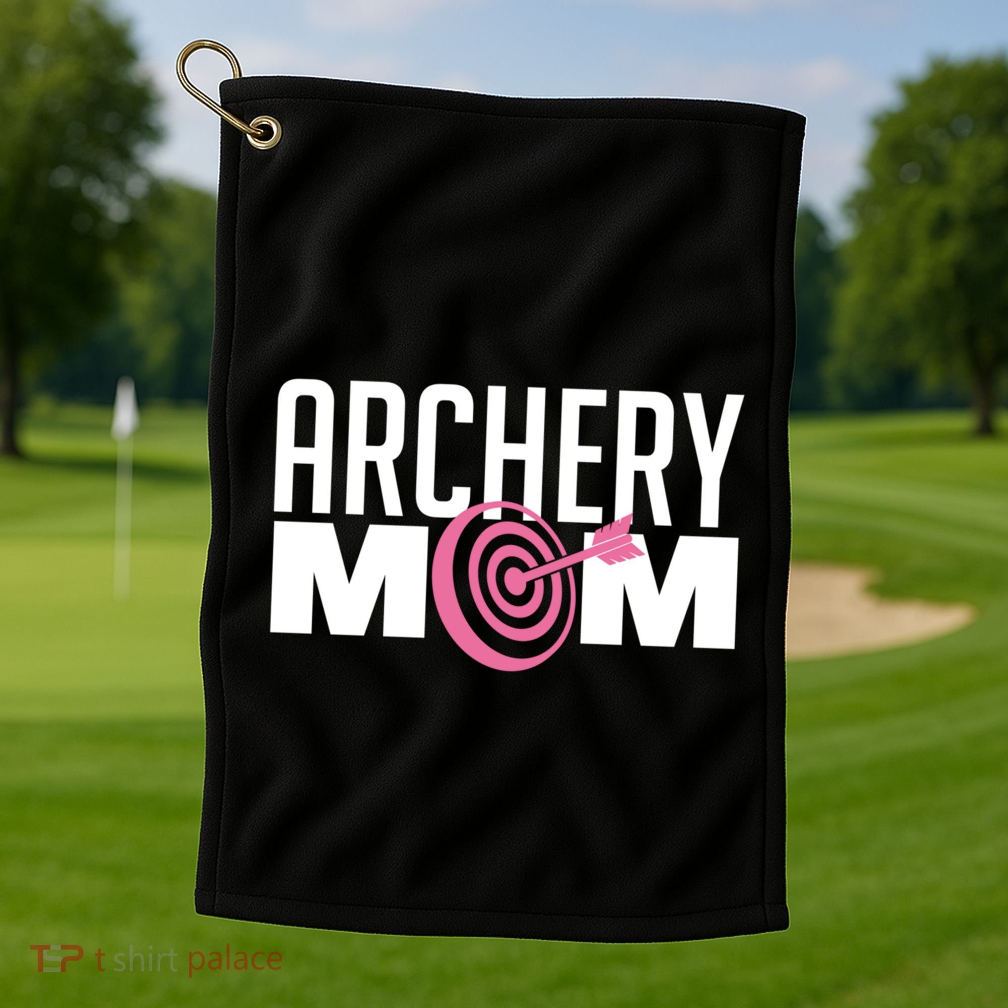 Archery Mom Crossbow Hunting Mother's Day Gift Great Gift Golf Towel