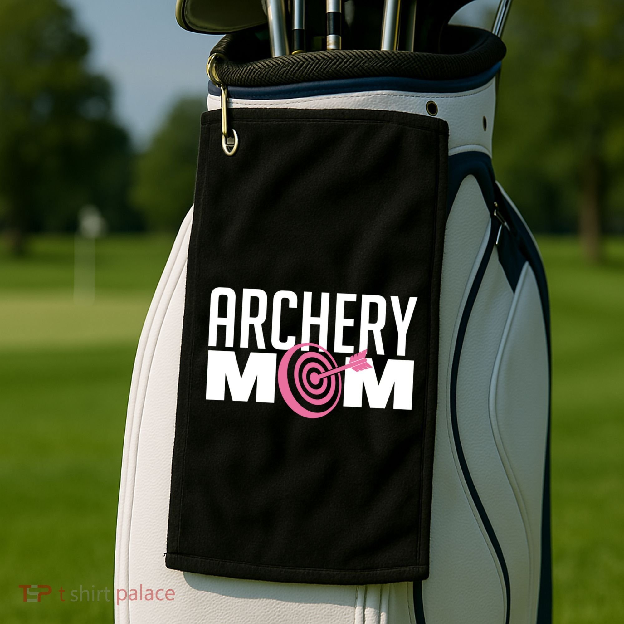 Archery Mom Crossbow Hunting Mother's Day Gift Great Gift Golf Towel