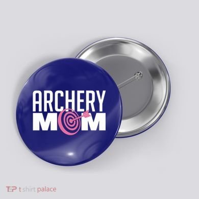 Archery Mom Crossbow Hunting Mother's Day Gift Great Gift Button