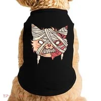 Angry Mummy Cat Doggie Tank thumb 0