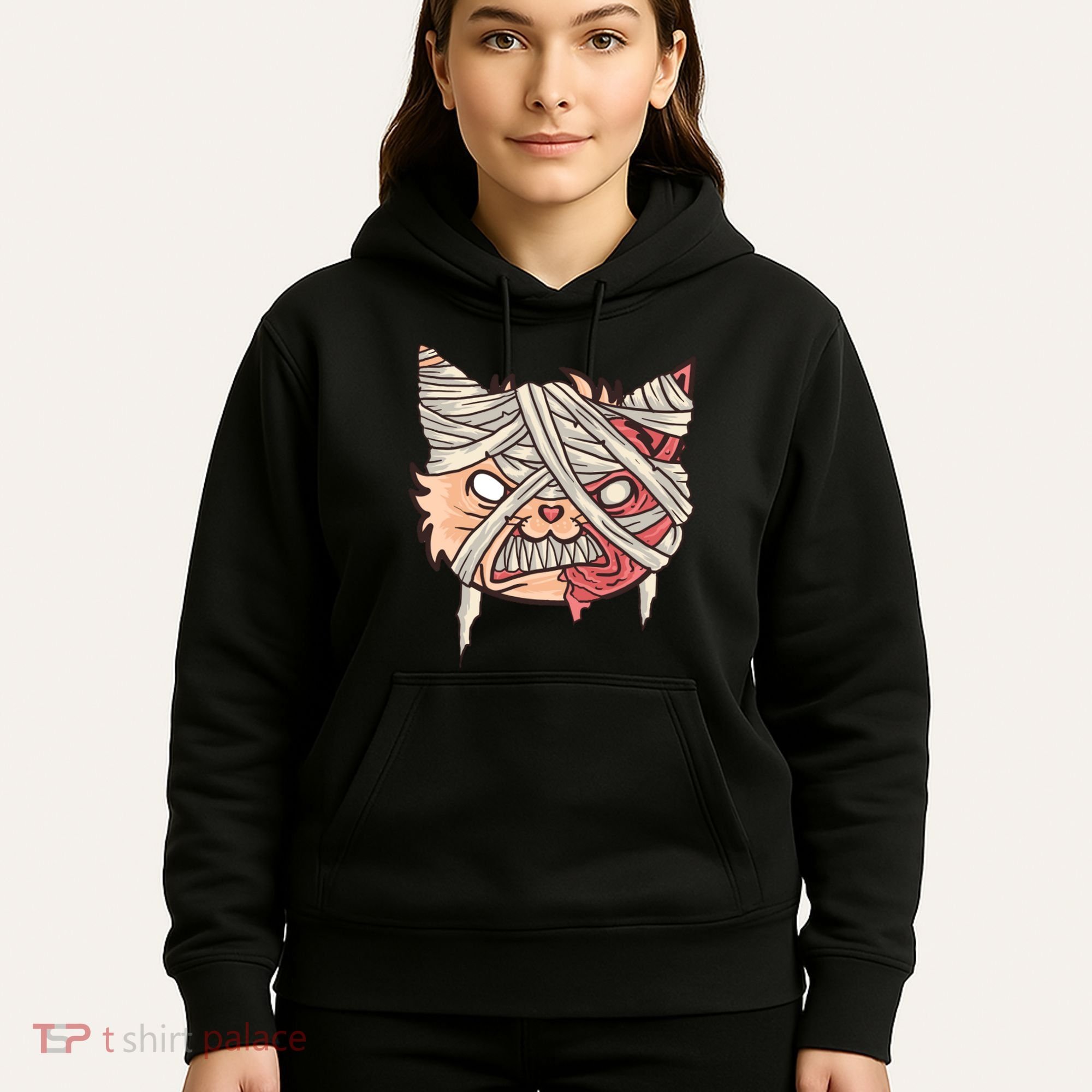 Angry Mummy Cat Hoodie