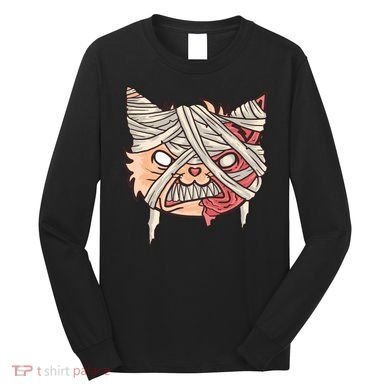 Angry Mummy Cat Long Sleeve Shirt