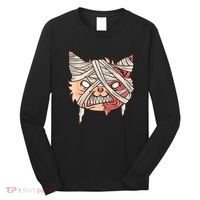 Angry Mummy Cat Long Sleeve Shirt thumb 0
