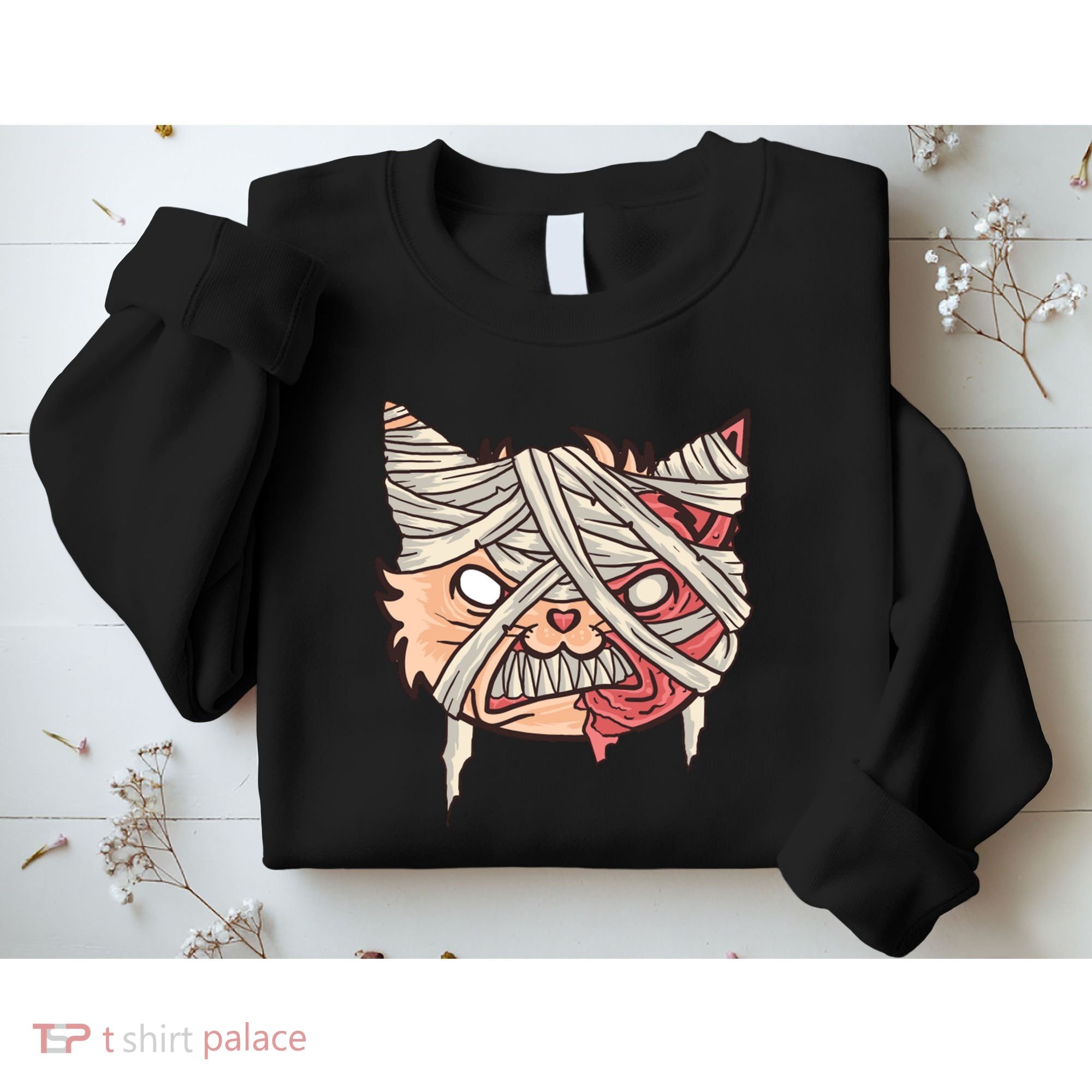 Angry Mummy Cat Sweatshirt