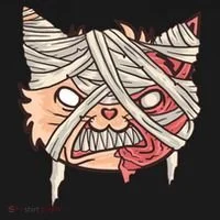 Angry Mummy Cat Bucket Hat thumb 4