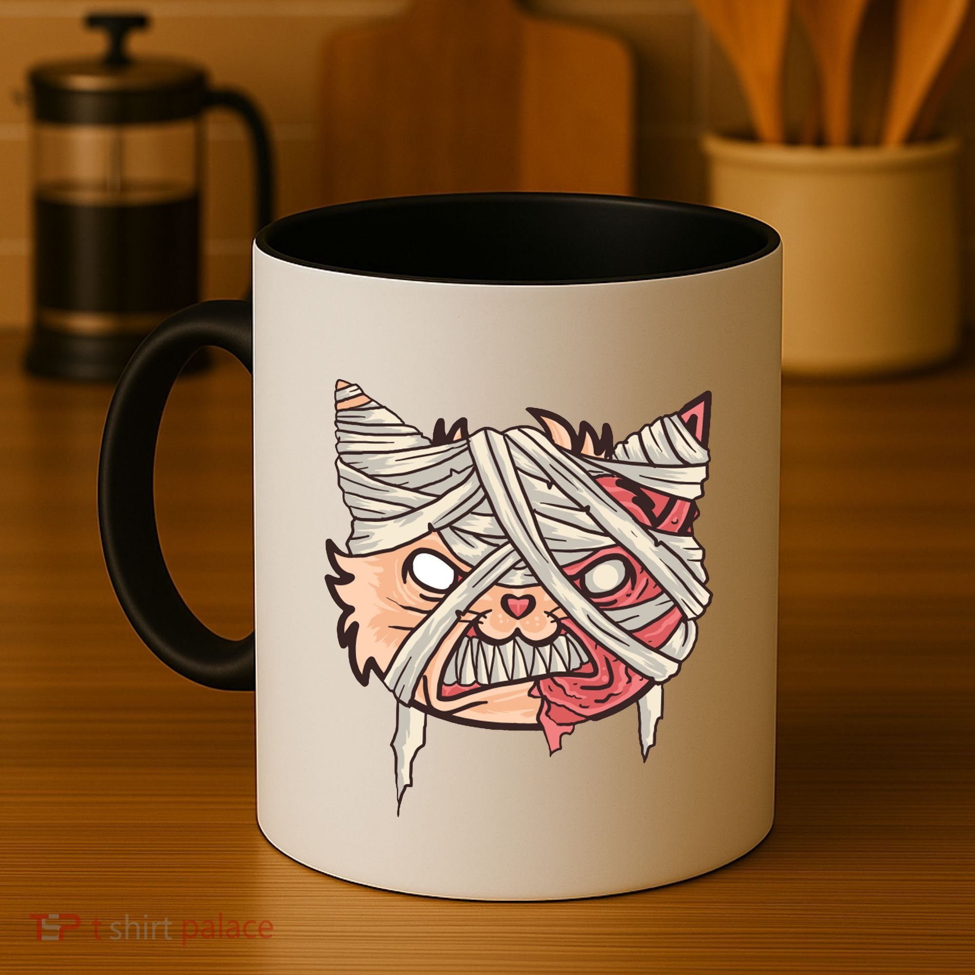 Angry Mummy Cat Coffee Mug