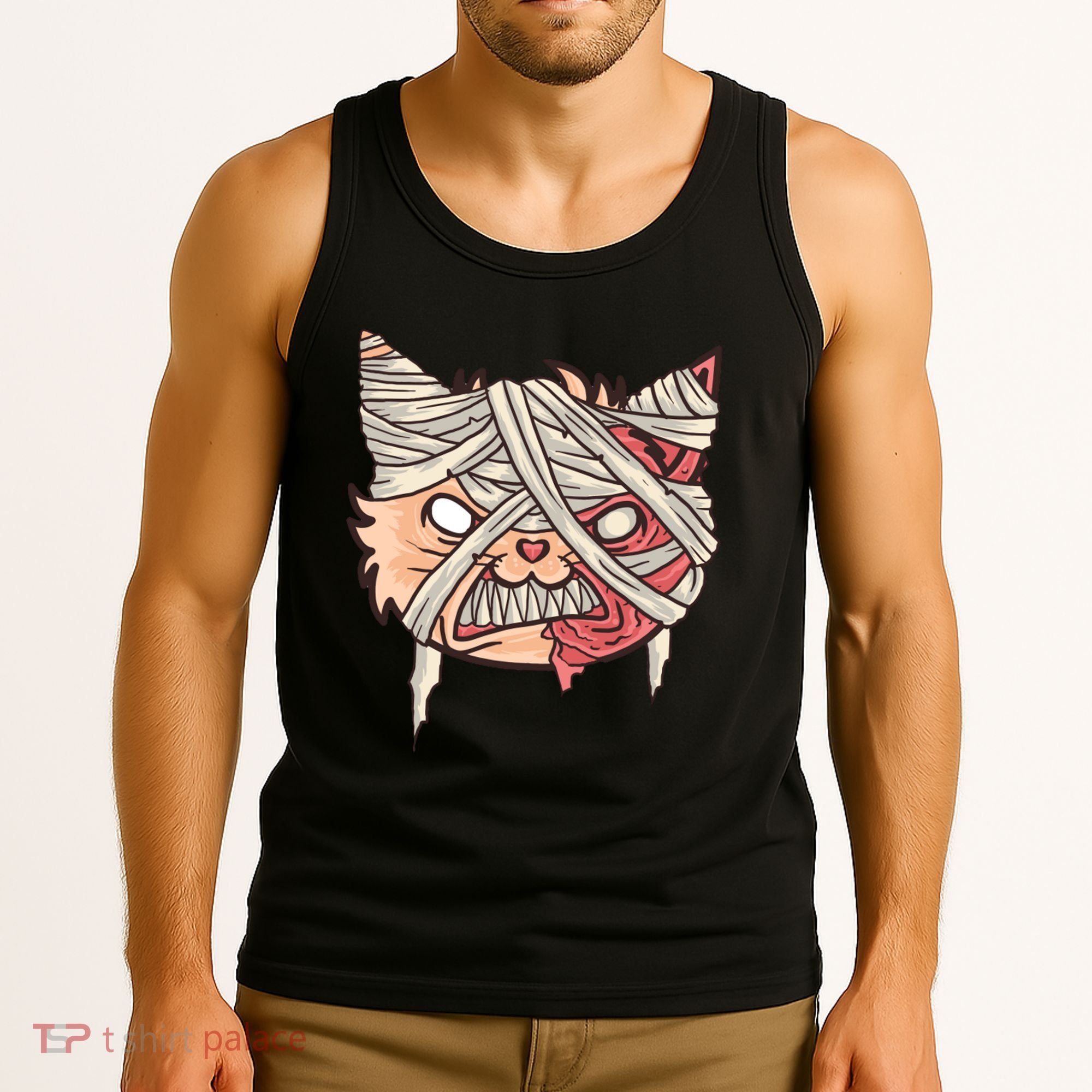 Angry Mummy Cat Tank Top