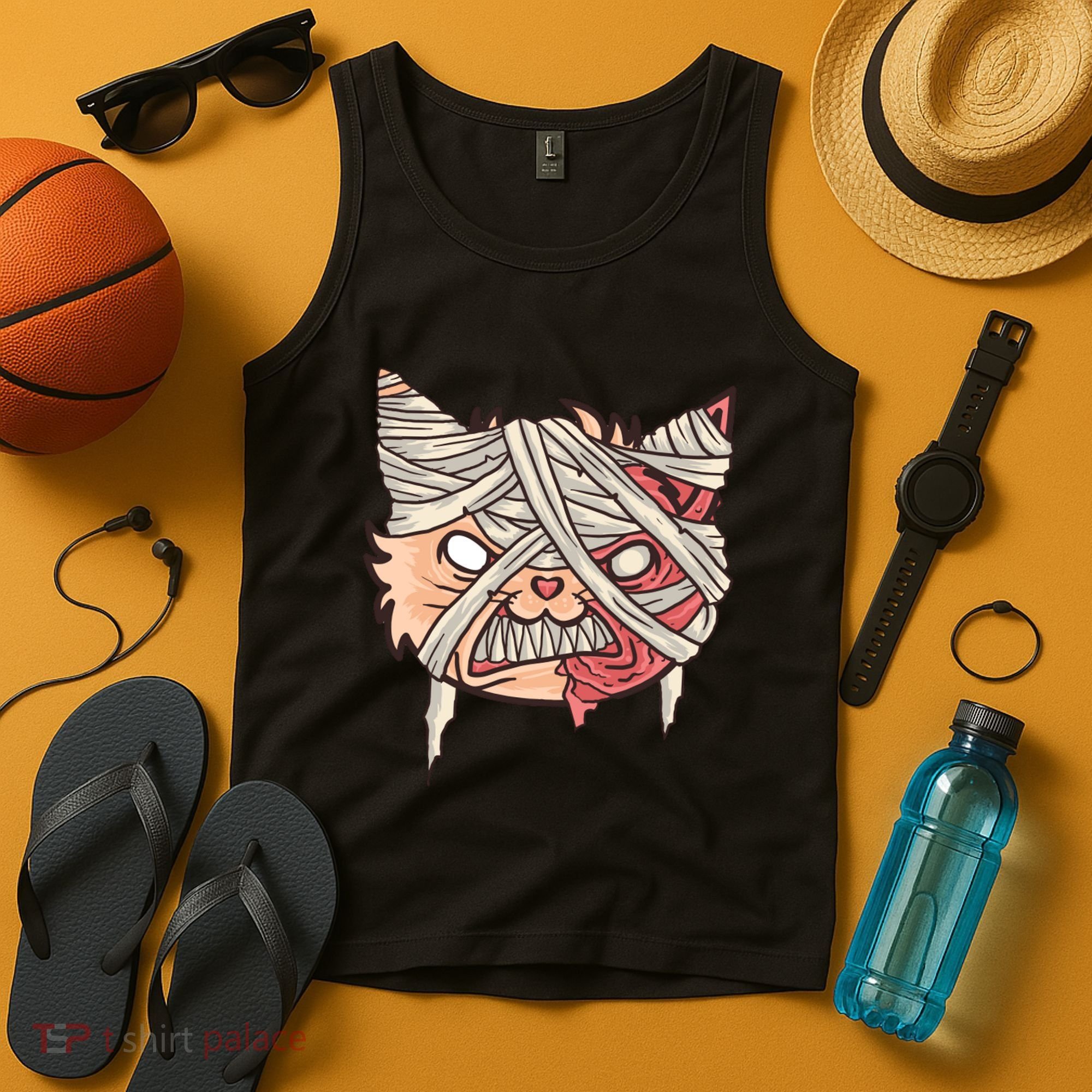 Angry Mummy Cat Tank Top