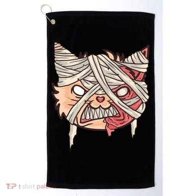 Angry Mummy Cat Golf Towel