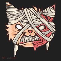 Angry Mummy Cat Golf Towel thumb 3