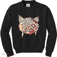Angry Mummy Cat Kids Sweatshirt thumb 0