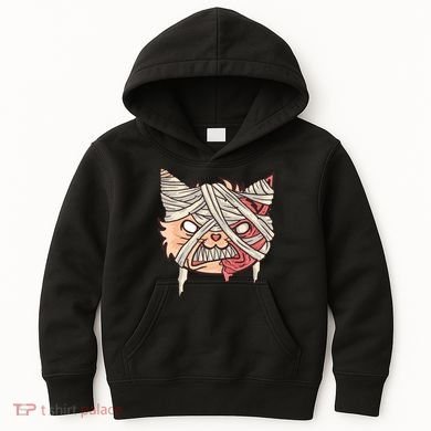 Angry Mummy Cat Kids Hoodie