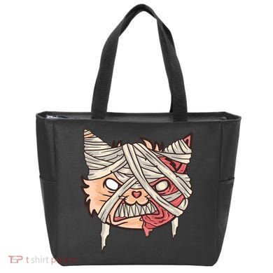 Angry Mummy Cat Tote Bag