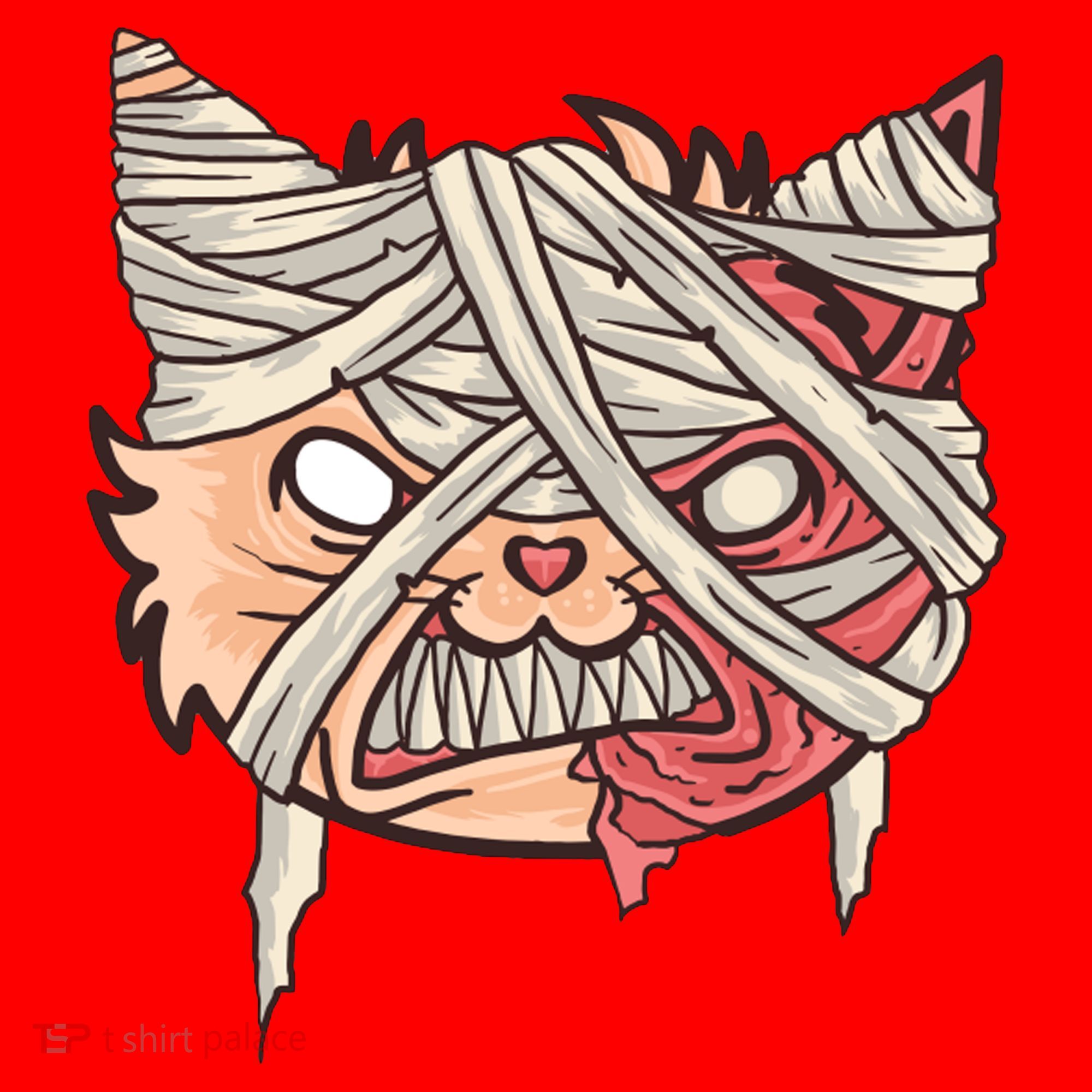 Angry Mummy Cat Santa Hat