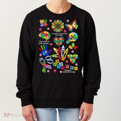 Autism Mashup Collage Women's Sweatshirt
