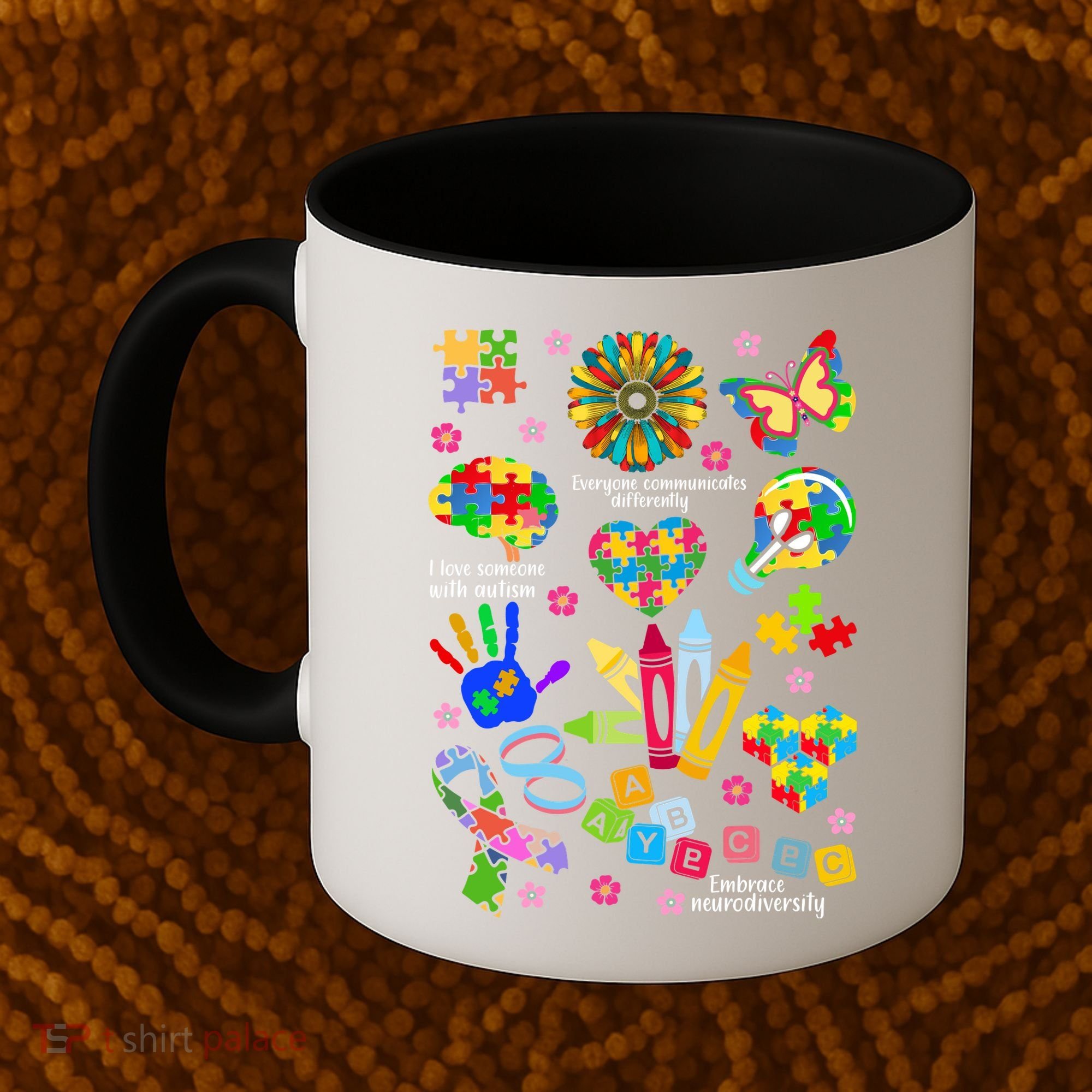 Autism Mashup Collage Coffee Mug