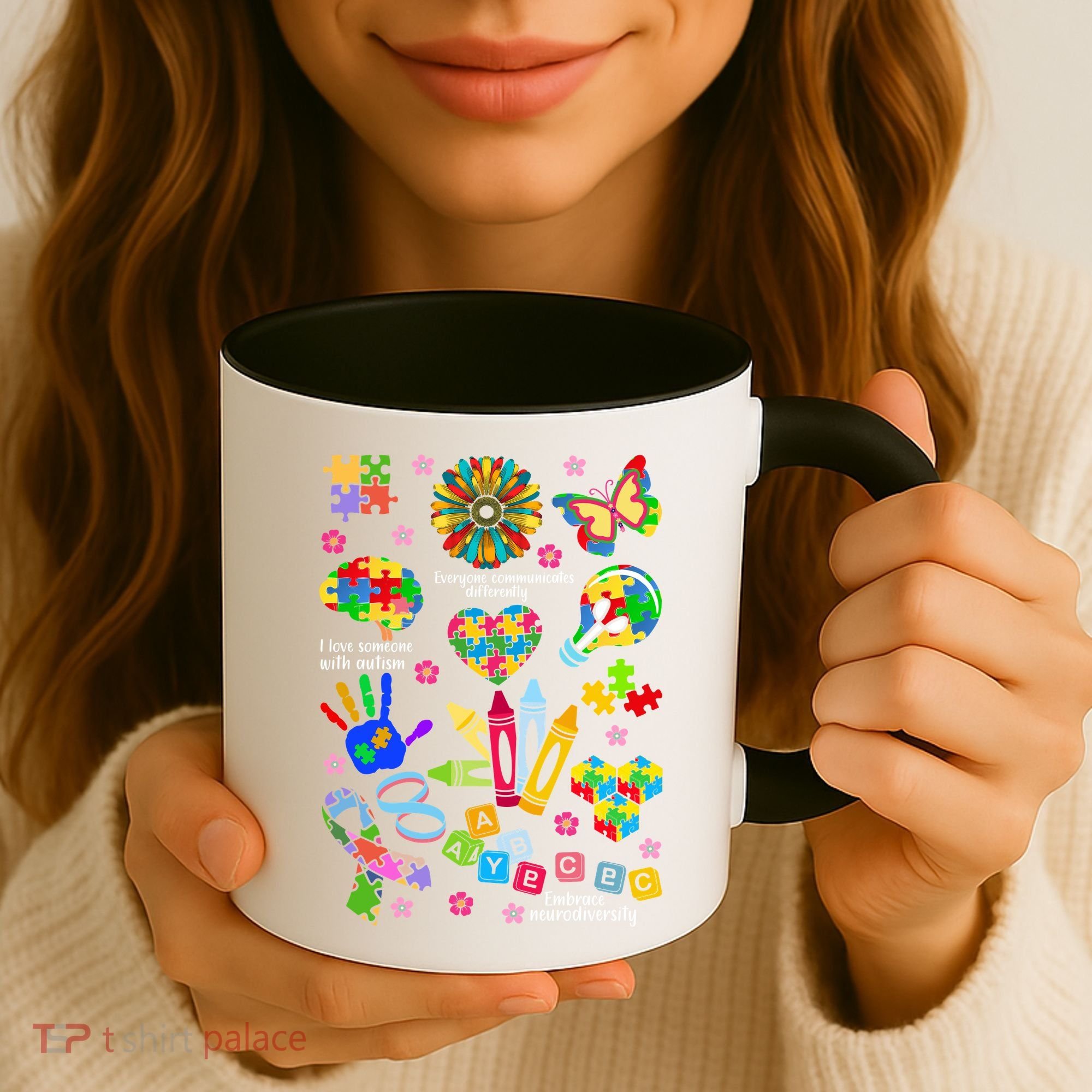 Autism Mashup Collage Coffee Mug