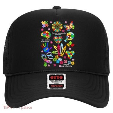 Autism Mashup Collage Hat