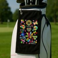 Autism Mashup Collage Golf Towel thumb 2