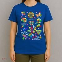 Autism Mashup Collage T-Shirt thumb 4