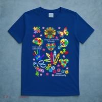 Autism Mashup Collage T-Shirt thumb 5