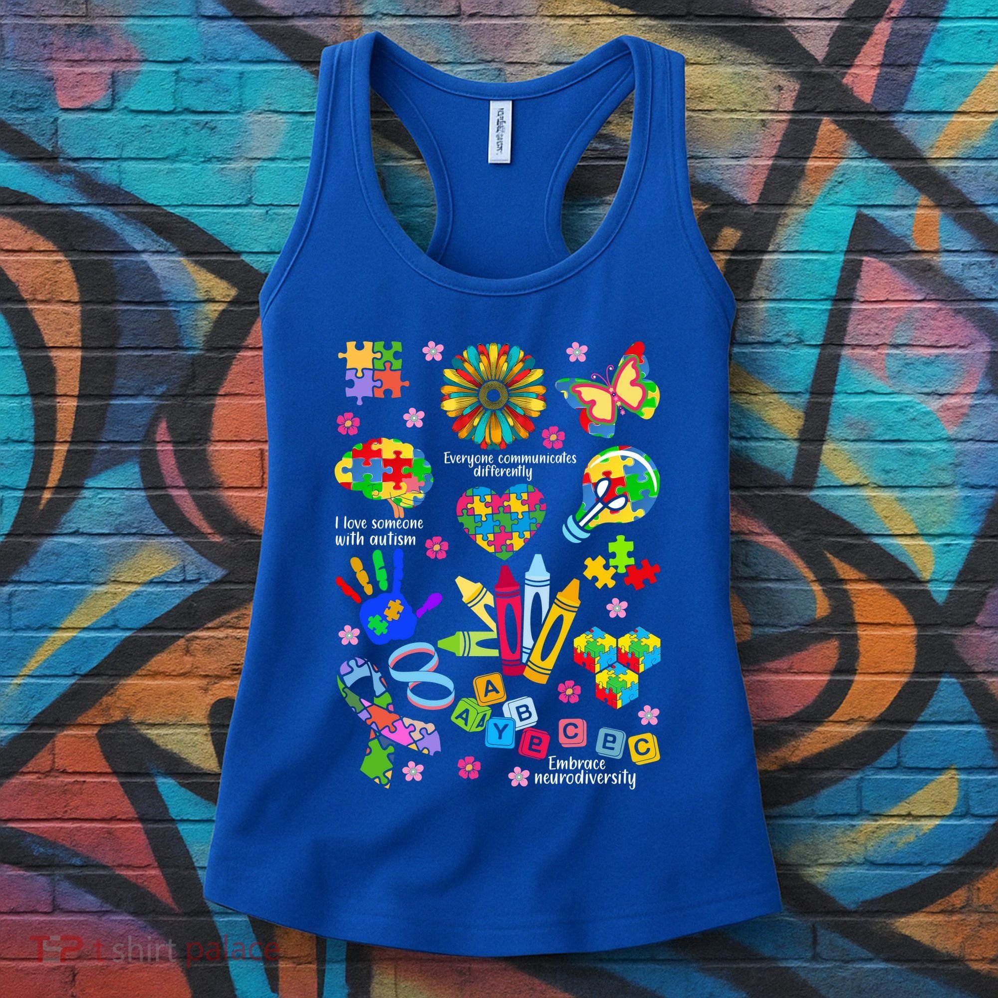 Autism Mashup Collage Women's Tank Top