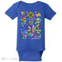 Autism Mashup Collage Baby Bodysuit thumb 0