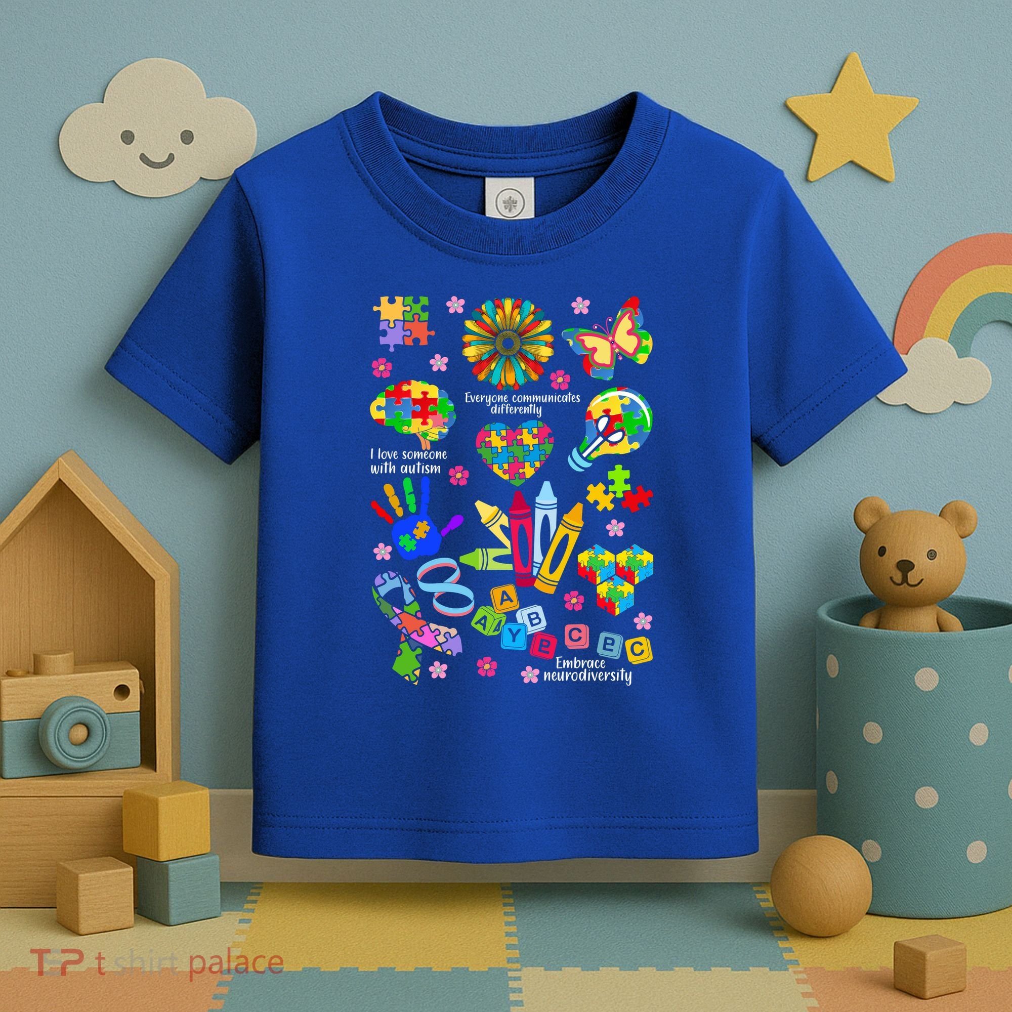 Autism Mashup Collage Toddler T-Shirt