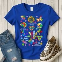 Autism Mashup Collage Women's T-Shirt thumb 3